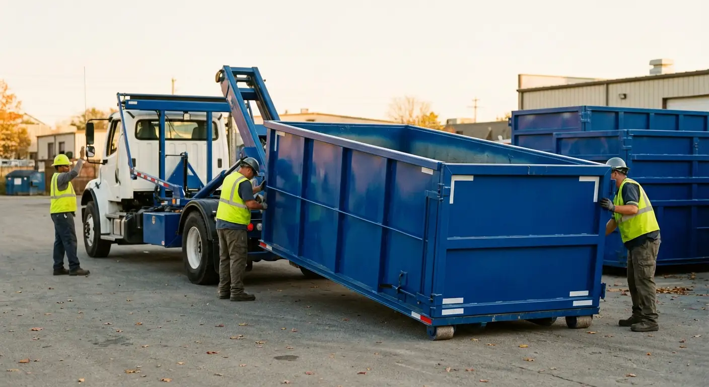 Commercial waste management and dumpster rental logistics in Odessa, TX