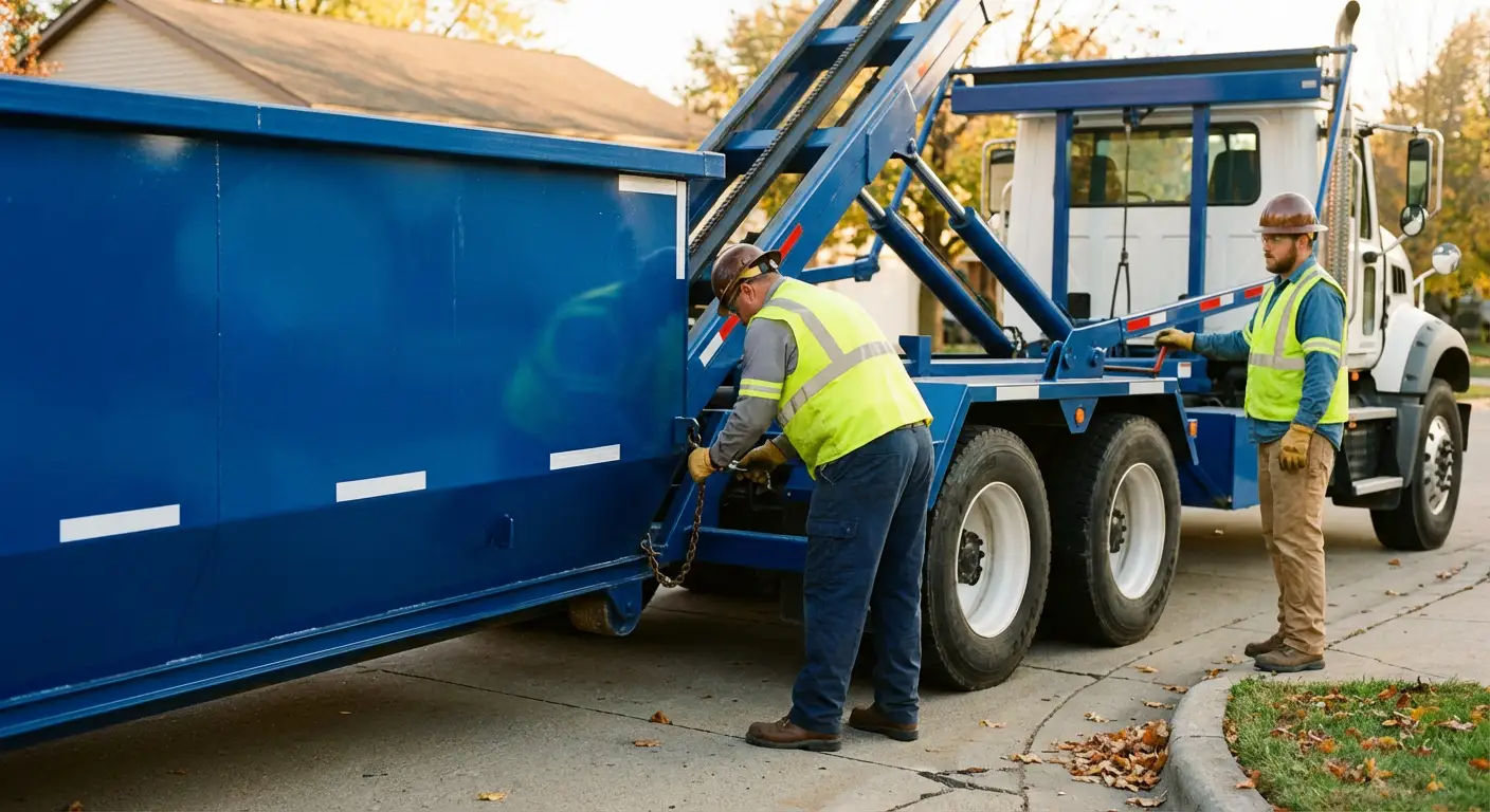 Dumpster delivery safety protocols in Odessa, TX