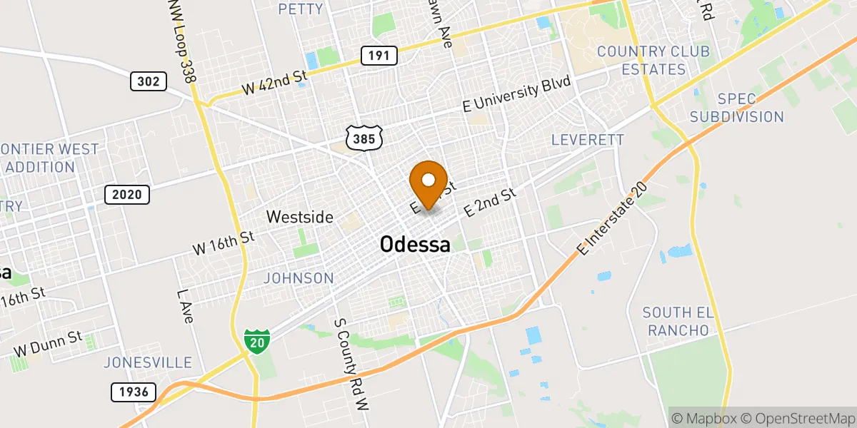  neighborhood map in Odessa, TX