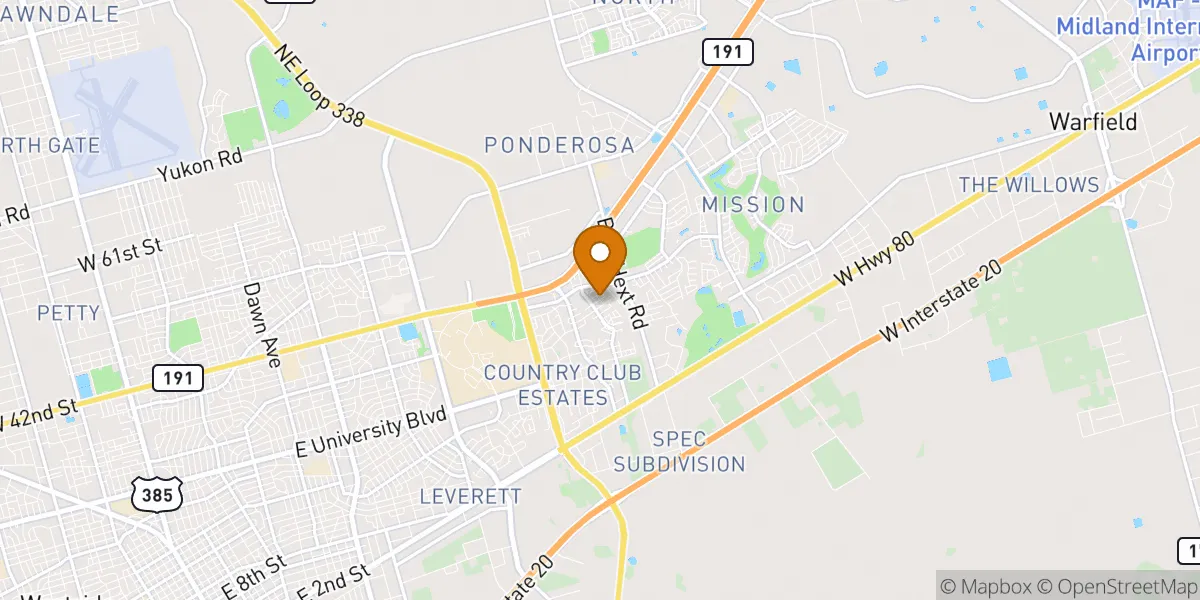  neighborhood map in Odessa, TX