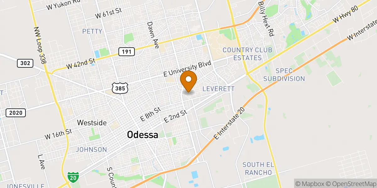  neighborhood map in Odessa, TX