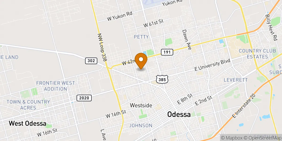  neighborhood map in Odessa, TX