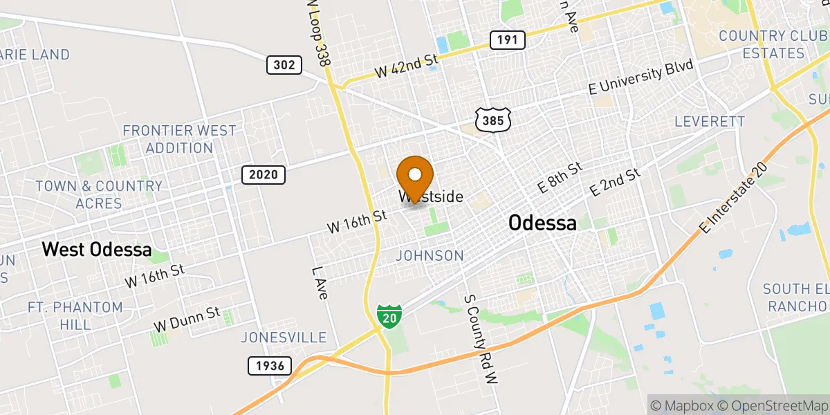  neighborhood map in Odessa, TX